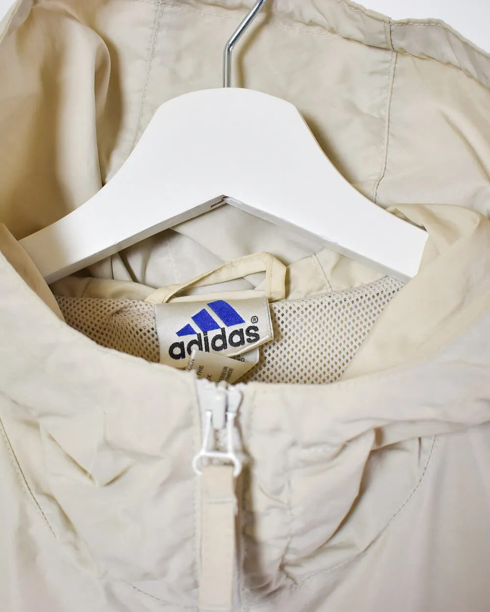 Adidas 1/4 Zip Hooded Parka Jacket - X-Large