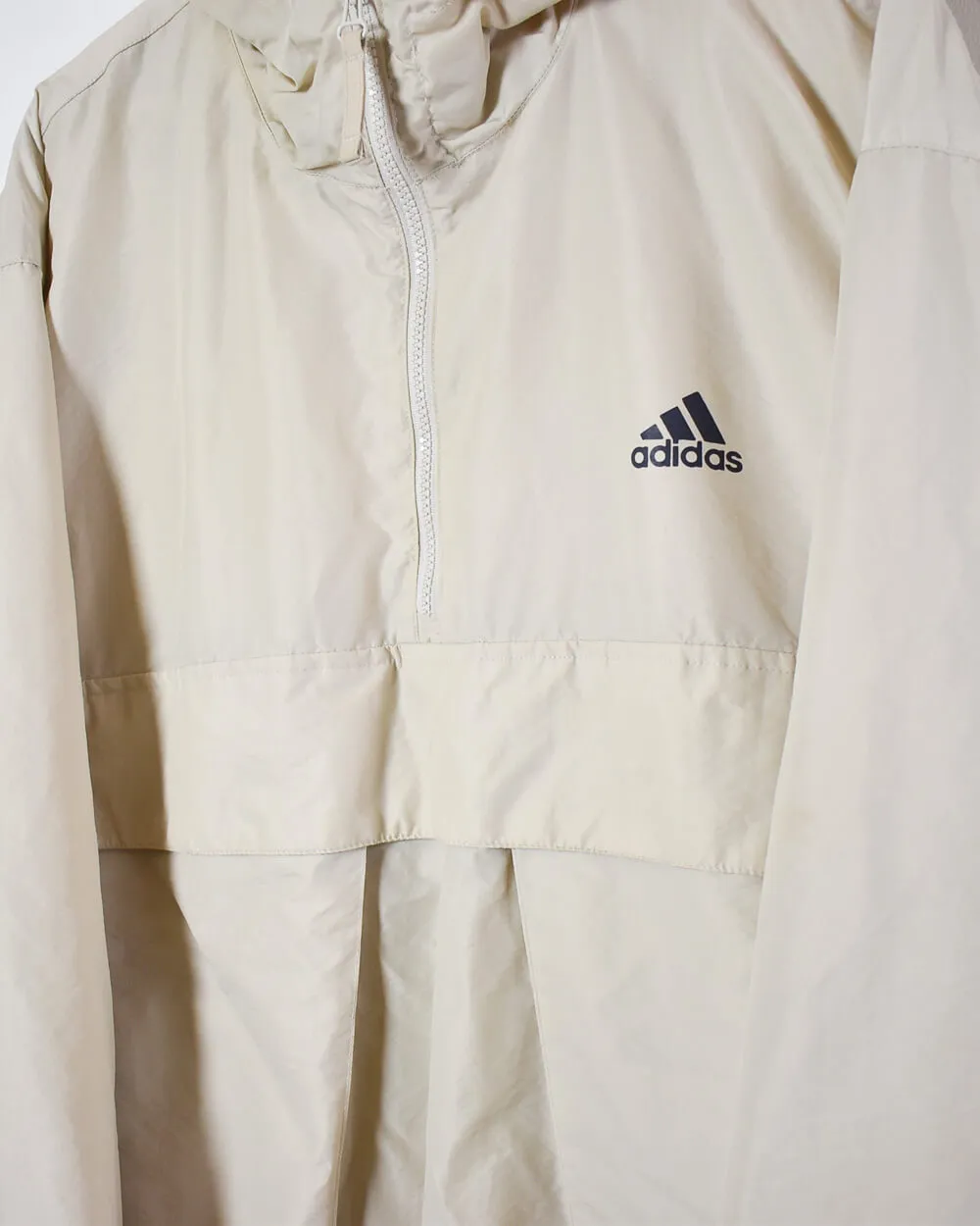 Adidas 1/4 Zip Hooded Parka Jacket - X-Large