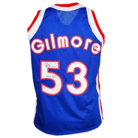 Artis Gilmore Signed HOF 2011 Inscription Kentucky Blue Basketball Jersey (JSA)