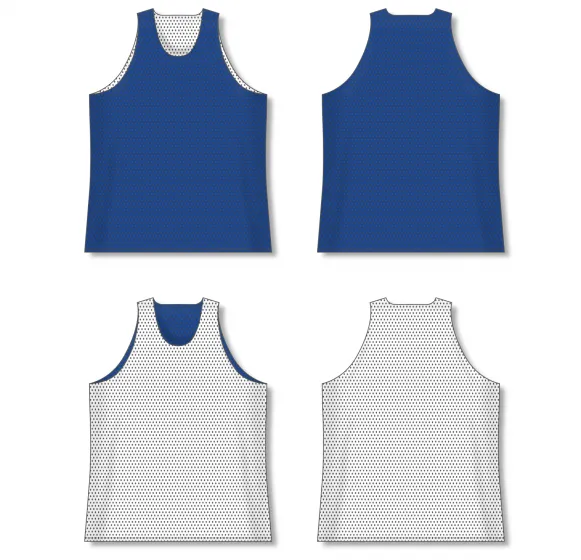 Athletic Knit (AK) BR1302A-206 Adult Royal Blue/White Reversible League Basketball Jersey