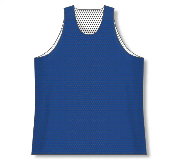 Athletic Knit (AK) BR1302A-206 Adult Royal Blue/White Reversible League Basketball Jersey