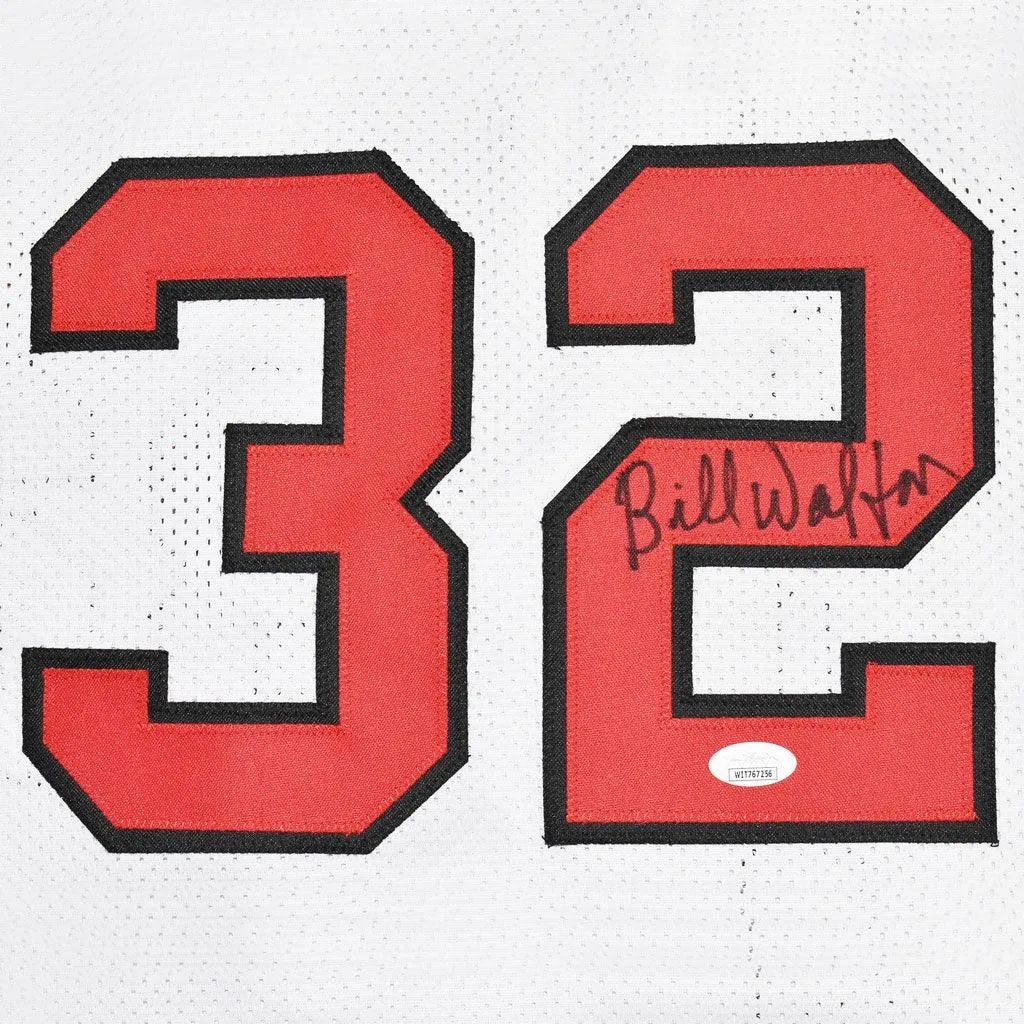 Bill Walton Signed Portland White Basketball Jersey (JSA)