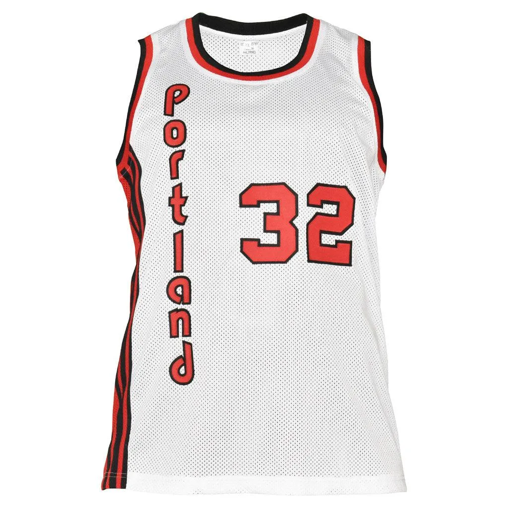 Bill Walton Signed Portland White Basketball Jersey (JSA)