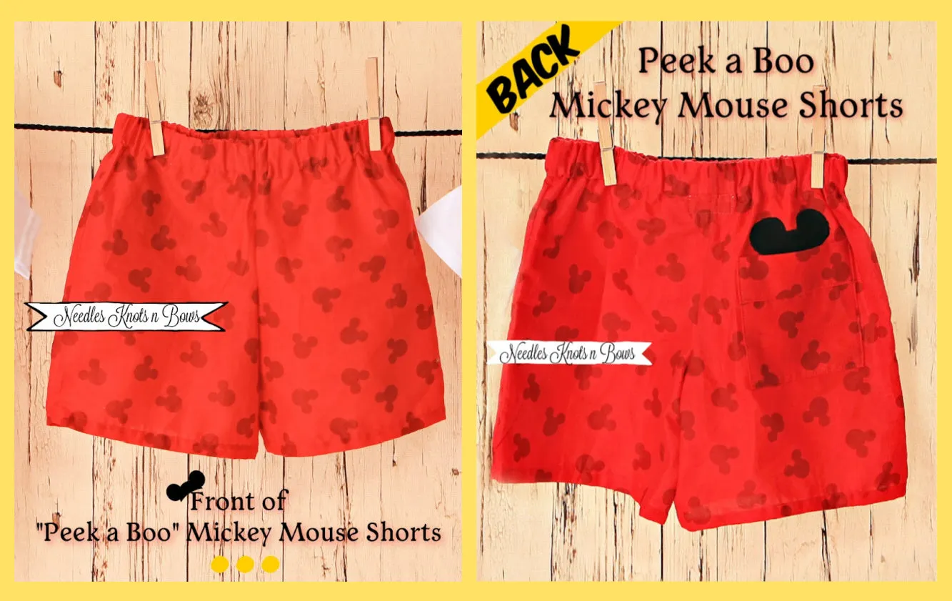 Boys Mickey Mouse 1st Birthday Outfit