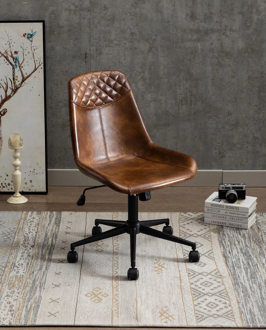 Bozeman Faux Leather Desk Chair