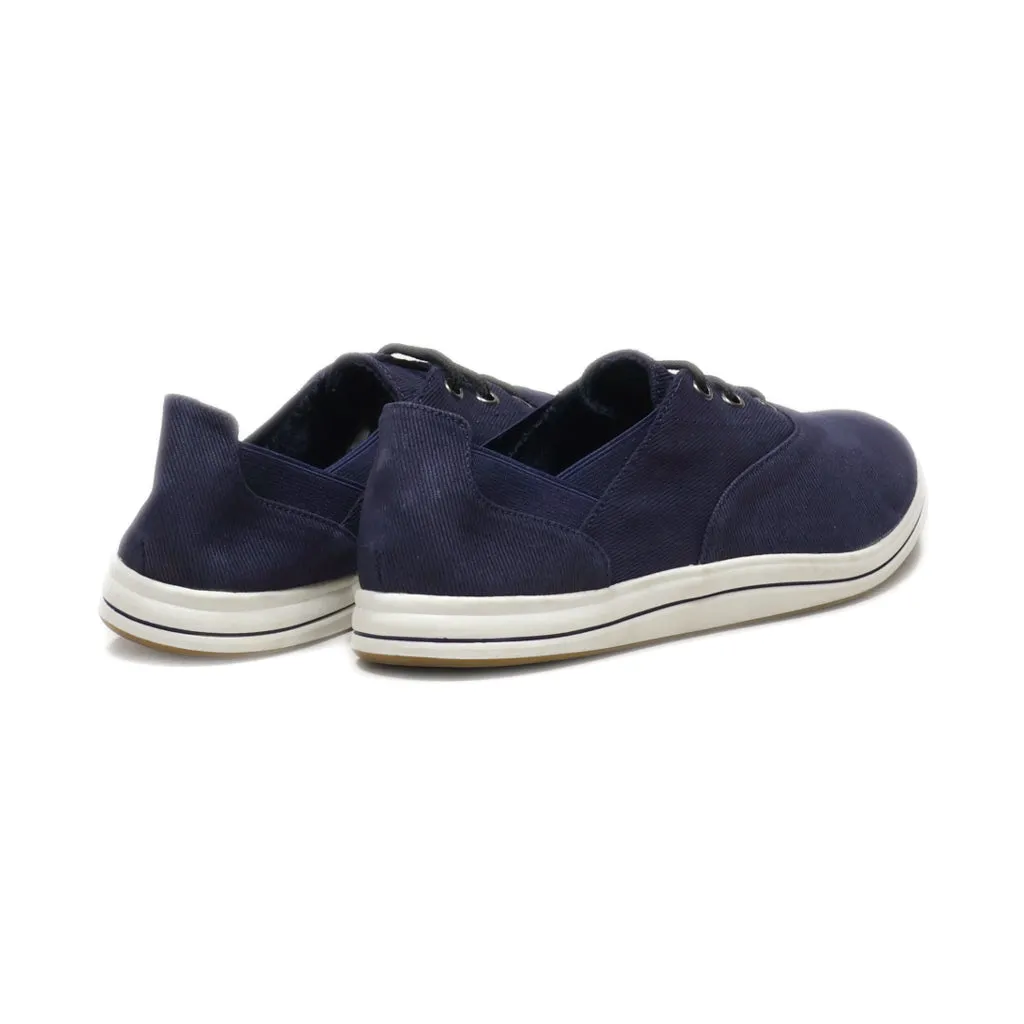 Clarks Lace Ups Leather Blue Colour For Women