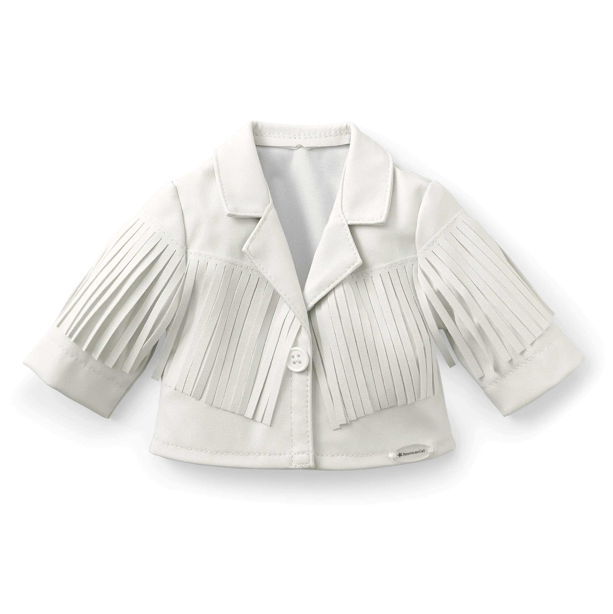 Courtney’s™ White Fringe Jacket for 18-inch Dolls