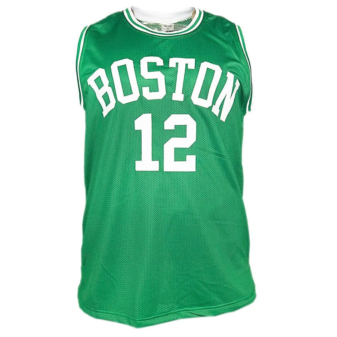 Don Chaney Signed Boston Green Basketball Jersey (Beckett)