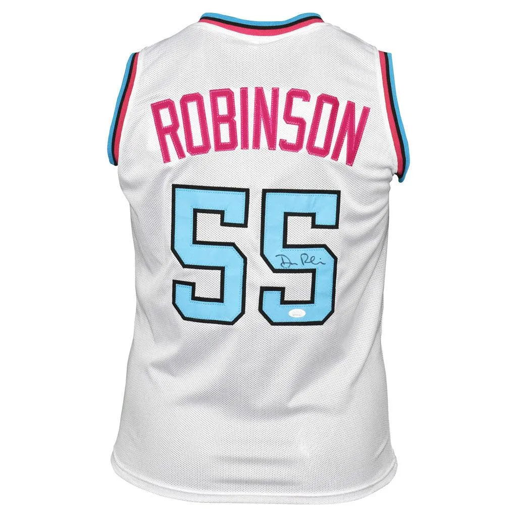 Duncan Robinson Signed Miami Pro Alternate White Basketball Jersey (JSA)