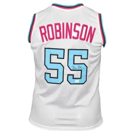 Duncan Robinson Signed Miami Pro Alternate White Basketball Jersey (JSA)