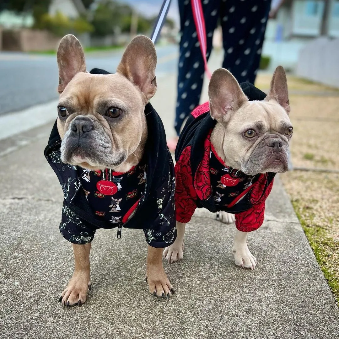 Frenchiestore Organic Dog hoodie | Puppy Love