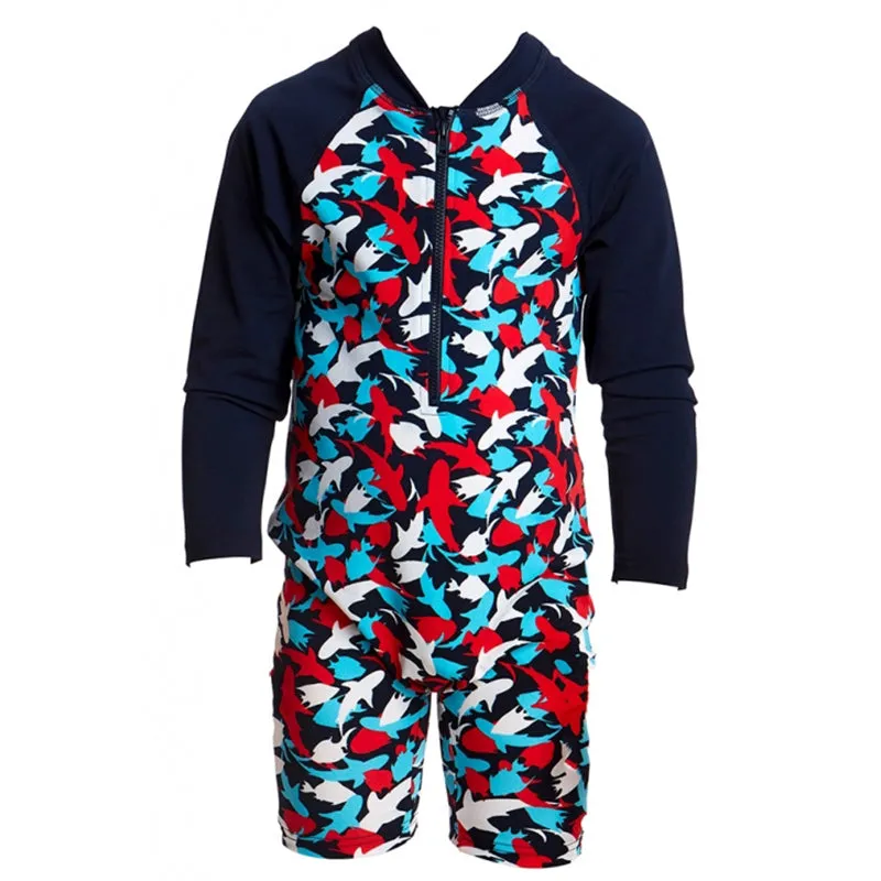 Funky Trunks -  Feeding Frenzy Toddlers Go Jump Suit