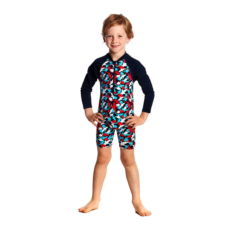 Funky Trunks -  Feeding Frenzy Toddlers Go Jump Suit