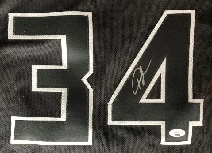 Giannis Antetokounmpo Milwaukee Signed Black Basketball Jersey JSA