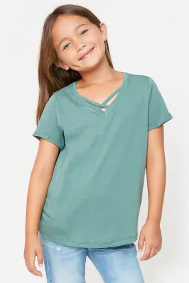 Girls Criss Cross T-Shirt