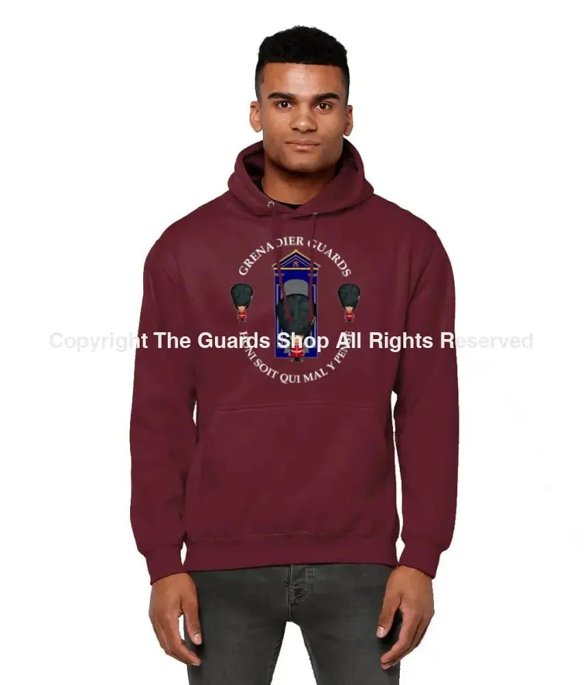 GRENADIER GUARDS ON SENTRY Front Printed Hoodie