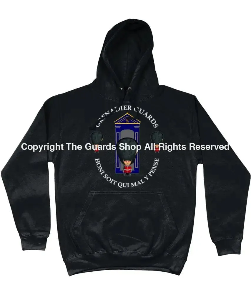 GRENADIER GUARDS ON SENTRY Front Printed Hoodie