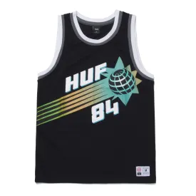 HUF REBOUND BASKETBALL JERSEY BLACK