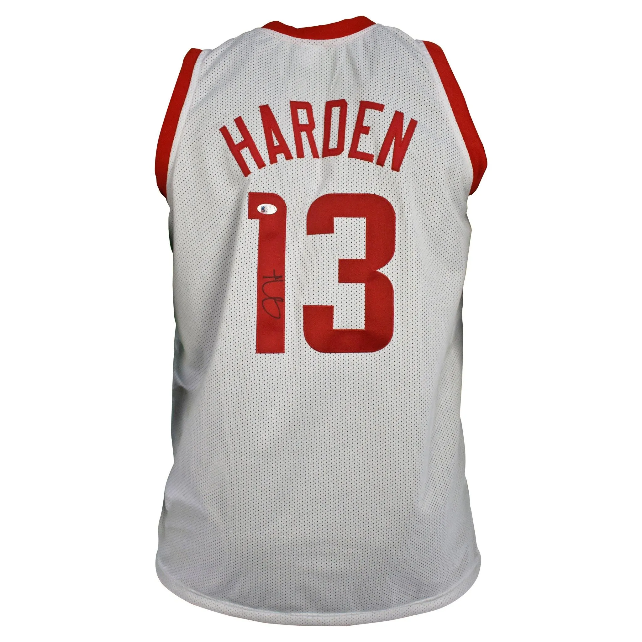 James Harden Signed Houston Rockets Jersey White (Beckett)