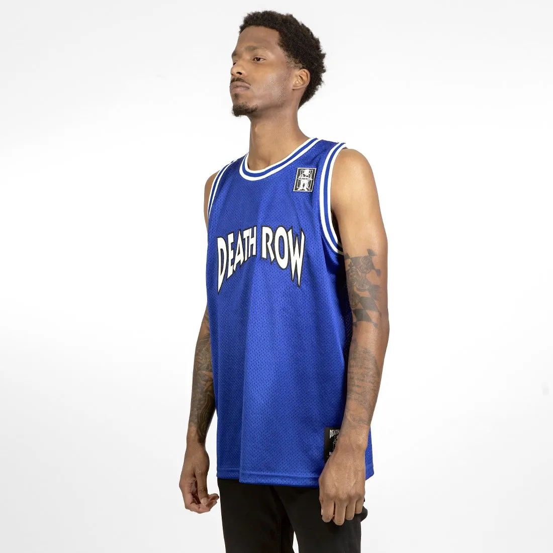 King Ice x Death Row Records- Blue Basketball Jersey