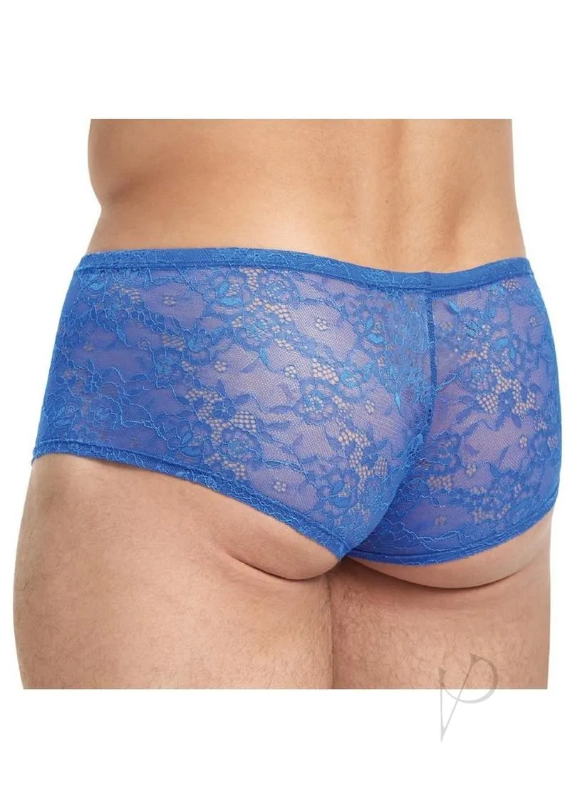 Lace King Lace Trunks L/xl Blu