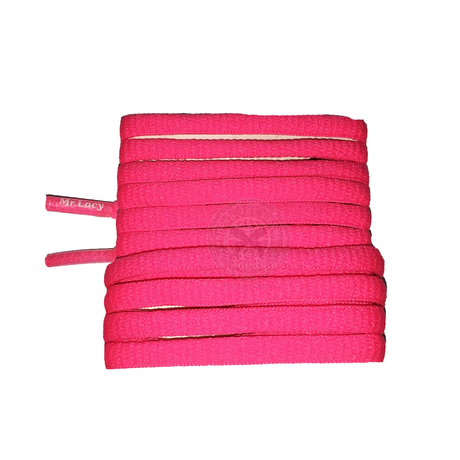 Mr Lacy Runnies Hydrophobic - Neon Pink Shoelaces