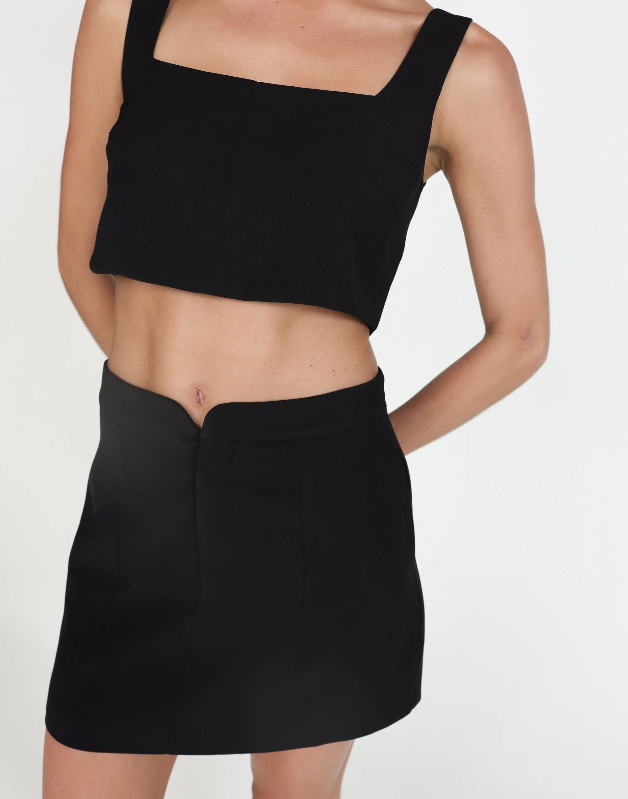 Myza Mini Skirt (Black)