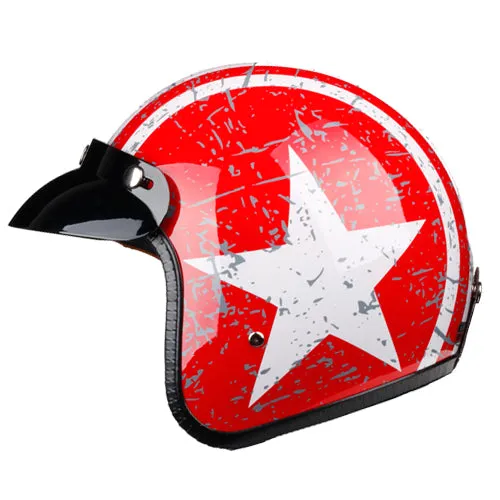 Put your pride on display in this classic American style motorcycle helmet!