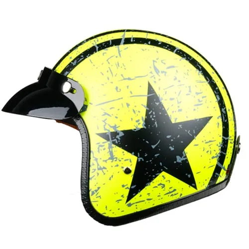 Put your pride on display in this classic American style motorcycle helmet!