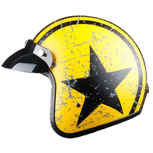 Put your pride on display in this classic American style motorcycle helmet!