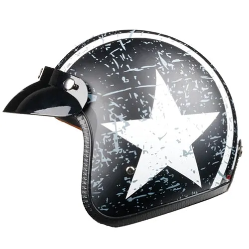 Put your pride on display in this classic American style motorcycle helmet!