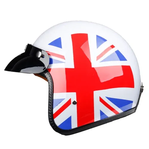 Put your pride on display in this classic American style motorcycle helmet!