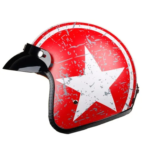 Put your pride on display in this classic American style motorcycle helmet!