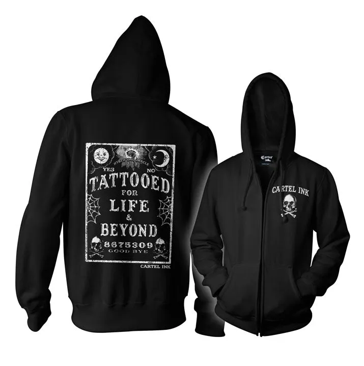 Tattooed For Life Unisex Zippered Hoodie