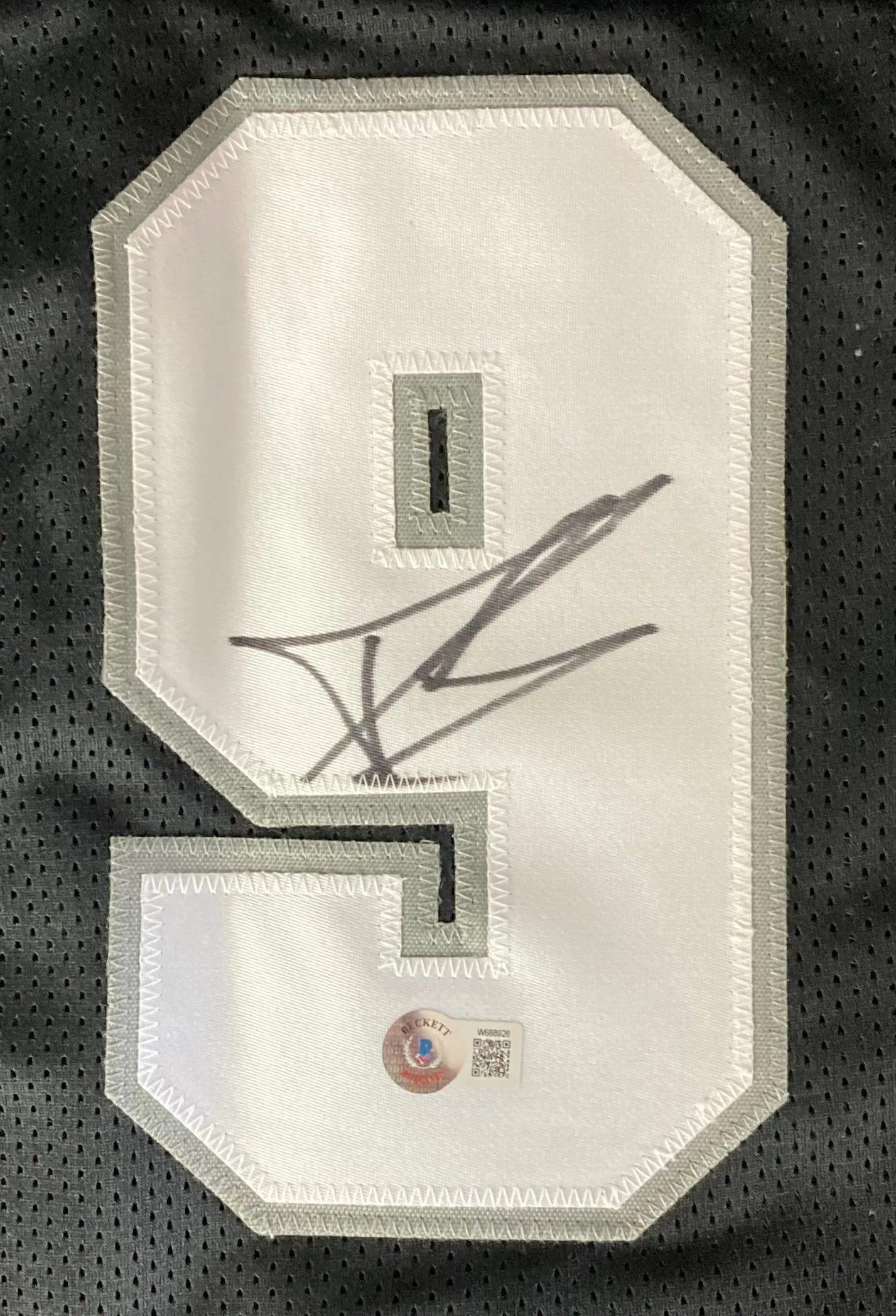 Tony Parker San Antonio Signed Black Basketball Jersey BAS ITP