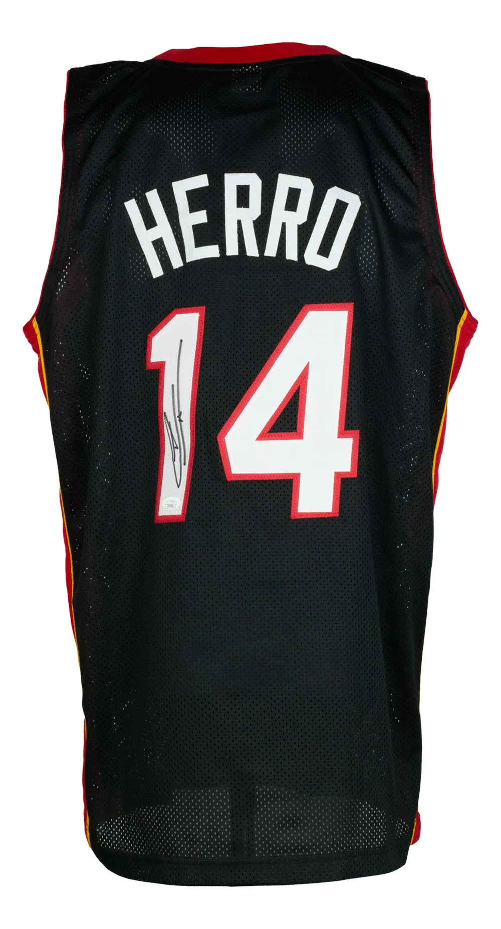 Tyler Herro Miami Signed Black Basketball Jersey JSA