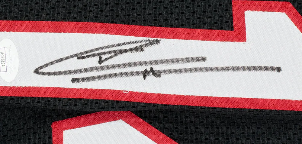 Tyler Herro Miami Signed Black Basketball Jersey JSA