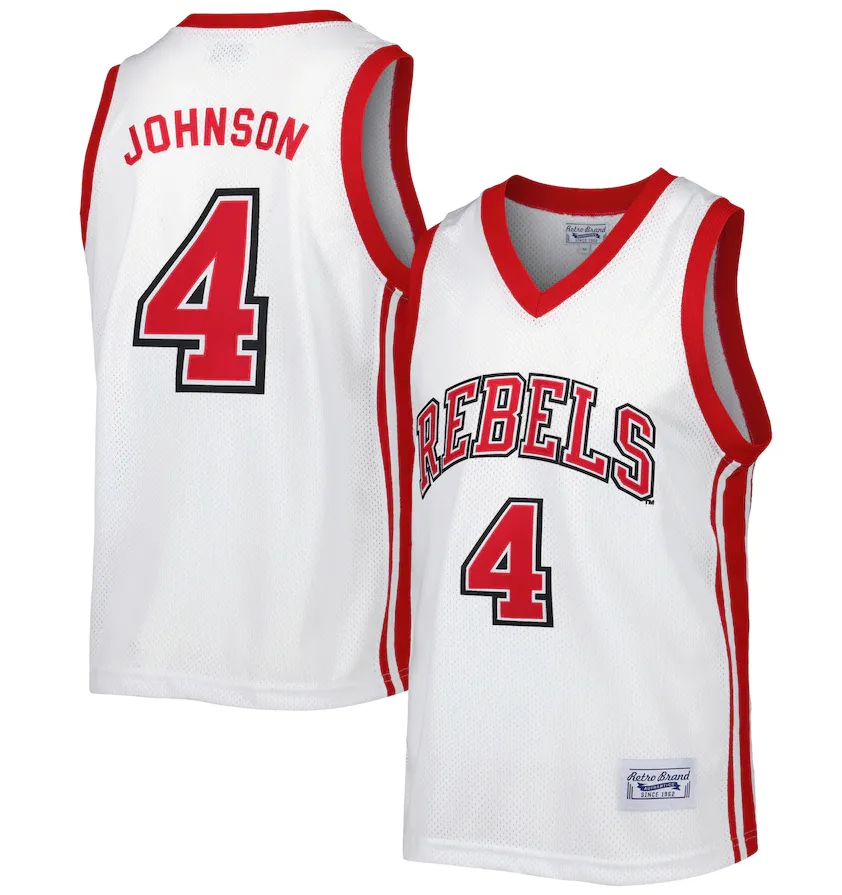 UNLV Larry Johnson Jersey - WHITE