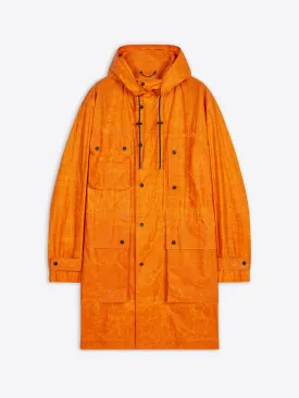 Waxed cotton parka