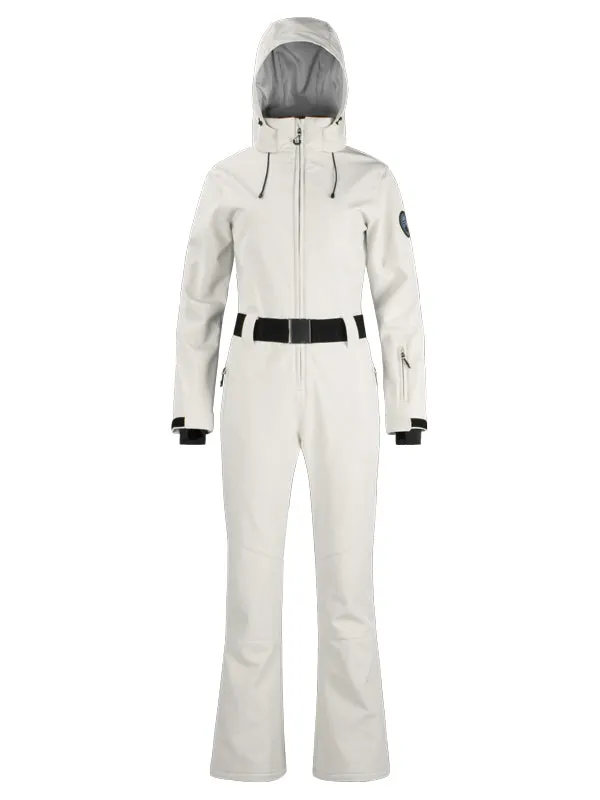 Women's Gsou Snow Classic Belted Flare One Piece Ski Suit